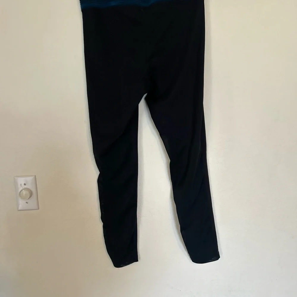 Nike Pro Intertwist Women's Leggings Black Purple Blue Compression Pants Large